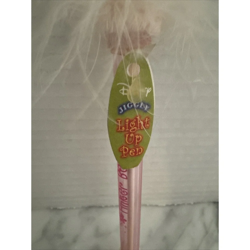 Disney Light Up‎ Tinker Bell Jiggly Pen with tags Vintage